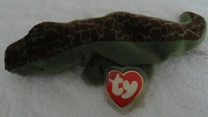Ty Beanie Baby ALLY Alligator 3rd Gen,1st Gen Tush Rare Tag !! - Picture 1 of 3