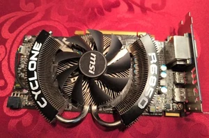 MSI Radeon HD 6850, R6850 Cyclone 1GD5 Power Edition/OC, 1GB GDDR5, 2x DVI, HDMI - Bild 1 von 9