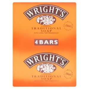 Wright's Cleansing Traditional Soap 4 x 100g - Picture 1 of 1