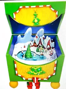 NIGHTMARE BEFORE CHRISTMAS ~ CHRISTMAS TOWN MUSIC BOX NIB MINT - Picture 1 of 11