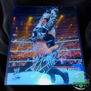 *WWE THE UNDERTAKER SIGNED AUTOGRAPHED & INSCRIBED "REST IN PEACE!" TOMBSTONE VS - Picture 1 of 1