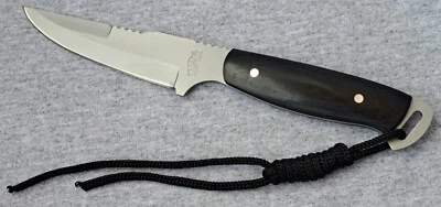 Frost Cutlery Fixed Blade Full Tang Wood Handle Knife With Sheath - Image 1 of 4