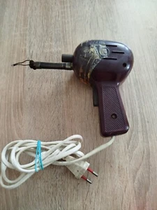 Vintage carbolite soldering iron with lamp. Czech Republic. 1950-60. Works - Picture 1 of 21