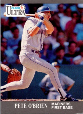 Pete O'Brien 1991 Fleer Ultra #342 Baseball Card - Image 1 of 2
