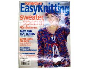 Family Circle Easy Knitting Magazine 2003 Fall Sweater Special Edition 45 Styles - Picture 1 of 5