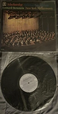 TCHAIKOVSKY PATHETIQUE SYM. LEONARD BERNSTEIN COLUMBIA ML 6089 1965 Lp  NM+ - Image 1 of 4