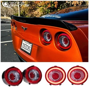 Gen 2 Morimoto XB LED Tail Lights for 2005-2013 C6 Corvette [Red Lens] - Picture 1 of 6