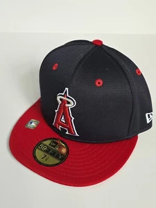 New Era MLB Los Angeles Angels Batting Practice Fitted Cap Hat, Size 7 1/4 NWT - Picture 1 of 4