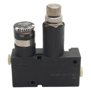 Unión de manómetro de válvula de control de presión Pisco RVUM5/32-5/32, 0-130 psi, tubo ø5/32, M5 - Imagen 1 de 6