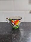 New Tea Cup Hand Painted Unique Collectors Iridescent Colourful 9.99p