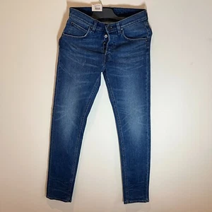 Lee Daren Blue Denim 5 Pocket Cotton Jeans Size W29 L34 Button Closure BNWT - Picture 1 of 10