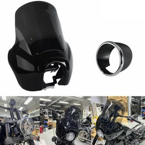 Front Fairing & Windshield & Headlight Cover For Harley Softail Low Rider S '20+ - Picture 1 of 12