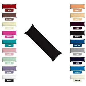 1-2 Pack Premium 100%Cotton Orthopaedic Bolster Pillowcase Pillow Cover only - Picture 1 of 3