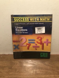 1984 nuevo éxito con ecuaciones lineales matemáticas grado 7-11 para software Atari CBS - Imagen 1 de 6