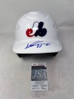 VLADIMIR VLAD GUERRERO SR Autograph SIGNED Montreal Expos Batting Helmet JSA COA