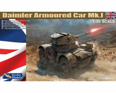 Gecko Daimler Armoured Car Mk.I 1:35 modellismo - Immagine 1 di 2