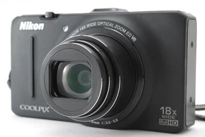 【TOP MINT in Box】Nikon Coolpix S9300 Digital Camera 16.0MP Black From JAPAN - Imagen 1 de 10