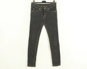 Cheap Monday Schmal Licht Trocken Damen W27 L32 Jeans Slim Hosen Niedrig Schwarz - Bild 1 von 4