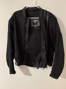 Highway 21 TURBINE Mesh Motorcycle Jacket w/Removable Liner (Black) Medium - Foto 1 di 12