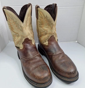 Botas de trabajo Justin Superintendent Western para hombre 12D WK4661 punta redonda de acero - Imagen 1 de 24