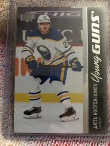2021-22 UD Series 1 Young Guns Card # 221 Arttu Ruotsalainen Buffalo Sabres - Picture 1 of 2