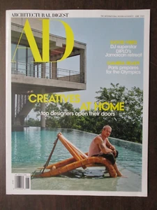 AD ARCHITECTURAL DIGEST MAGAZINE JUNE 2024 DJ DIPLO IN JAMAICA PARIS OLYMPICS - Picture 1 of 2