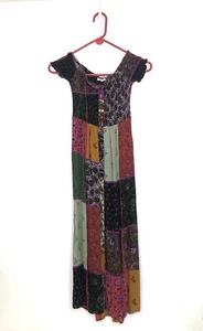 Urban Outfitters Women’s Patchwork Dress Size XS Floral Multicolor - Picture 1 of 7