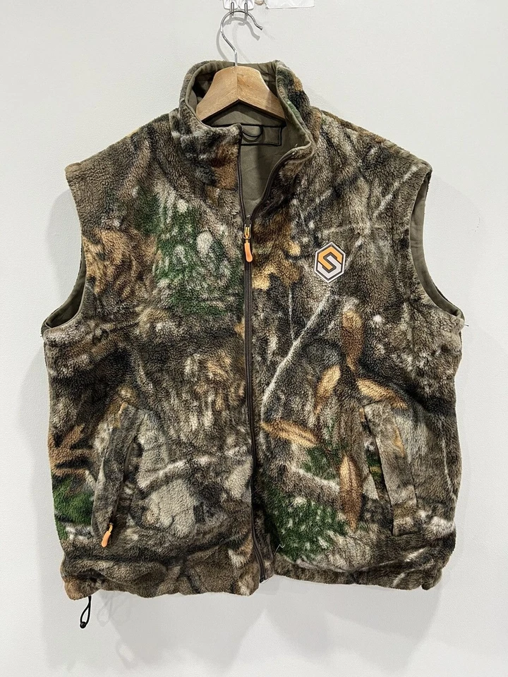 Vintage Camo Real Tree Vest fleece - Image 1 of 3
