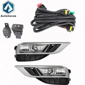 Front Bumper Fog Light Assembly w/Switch Right+Left For Honda CRV 2015-2016 - Picture 1 of 8