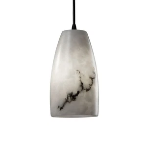 Justice Design Group FAL-8816-28 LumenAria 8" Tall 1 Light - Black - Picture 1 of 6