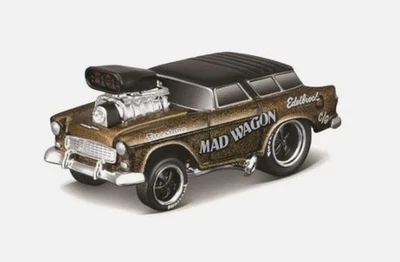 MAISTO - CHEVROLET Nomad gasser 1955 MAD WAGON - Máquinas Muscle sous blister... - Imagen 1 de 4