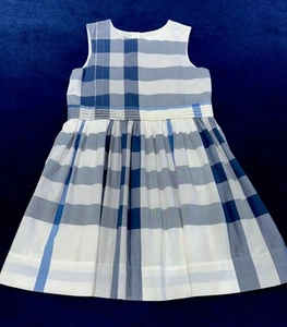 Authentic NWOT Burberry Girls’ Cotton Dress W/Pockets - Size 12y - Picture 1 of 8