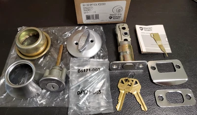 Kwikset 96600-576 Smart Key Single Cylinder Deadbolt Satin Chrome - QTY AVAIL - Image 1 of 4