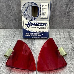 Accessory 40s 50s HURRICANE Chevy Ford Mopar NORS Vent Window Air DEFLECTORS AMB - Bild 1 von 9