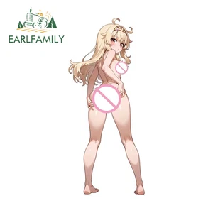 EARLFAMILY 5.1" NSFW Hentai Bare Anime Girl Wall Sticker Attractive Decal  - Bild 1 von 26