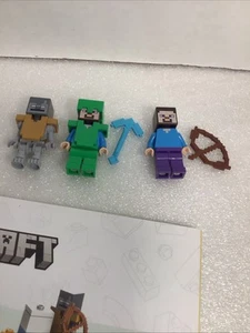 Lego Minecraft The Frozen Peaks 21243 Figures & Set Incomplete*** - Picture 1 of 5