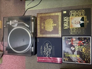Kenwood KP-9010 Record Player w/ 4 LPs, Auto Lift-Up, Fully Operational - Picture 1 of 20