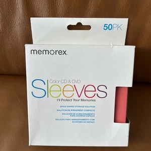 Memorex Disc Hüllen für CD / DVD 50er Pack Mehrfarbig ~ Neu - Bild 1 von 3