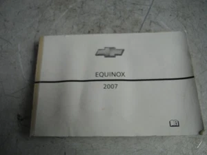 2007 Chevrolet Equinox Owner's Manual Operator Handbook Guide Accessory OEM - Picture 1 of 6