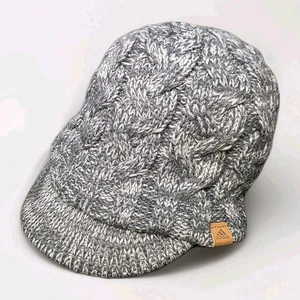 Adidas dicke Zopfmuster Billed Beanie Damen Einheitsgröße grau Wintermütze Mütze - Bild 1 von 10
