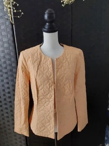 Frühlingsjacke der Marke Sigred Olsen "NEU", gesteppt, Gr. PM Petite Med, Farbe Pfirsich - Bild 1 von 11