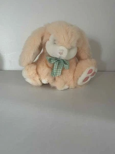 Russ Berrie Vintage Soft Plush Toy Cuddly Bunny Sits 6" Rabbit - Picture 1 of 2