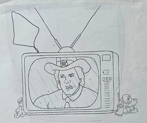 BEAVIS and BUTT HEAD Original Animation Production Cel Drawing Lou Ferrigno - Bild 1 von 4