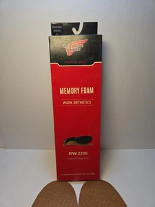 Red Wing Shoes Memory Foam Work Orthotics RW2200 Insoles Men’s Size 8 - Picture 1 of 8
