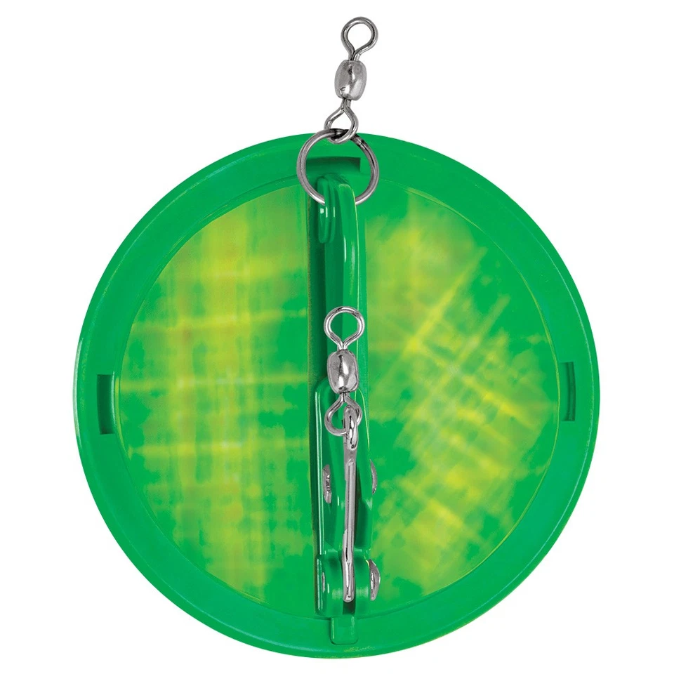Luhr-Jensen 2-1/4" Dipsy Diver - Kelly Green/Silver Bottom Moon Jelly 5560-03...
