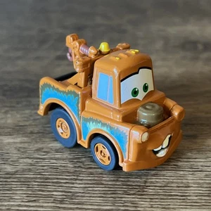 RARE Takara Tomy Disney Pixar Cars TOW MATER CHORO-Q Penny Racer Pull Back & Go - Picture 1 of 6
