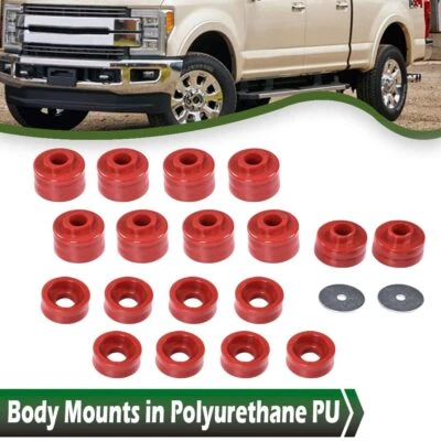 Fit For 1999-2017 Ford F250 F350 Super Duty 2WD 4WD Body Cab Mounts Bushings Kit - Изображение 1 из 4