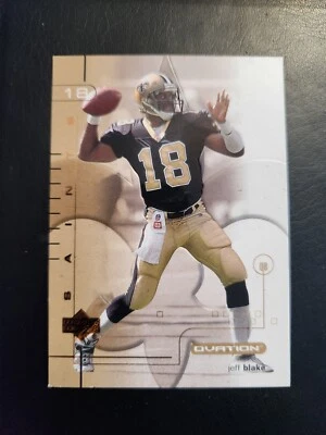 jeff blake 2001 U.D OVATION  #57 SAINTS  QB - Image 1 of 2