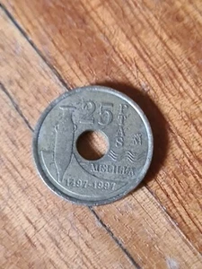 Moneda 25 Pesetas Melilla 1997 - Imagen 1 de 2