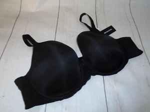 Sujetador Camiseta 50C Nuevo con Etiquetas Negro Forrado Con Aros Sexy TODDID Cobertura Perfecta 50C - Imagen 1 de 6